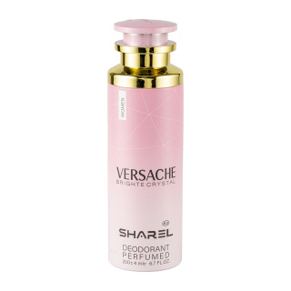 اسپری دئودورانت زنانه شارل مدل Versache Bright Crystal حجم 200 میلی لیتر